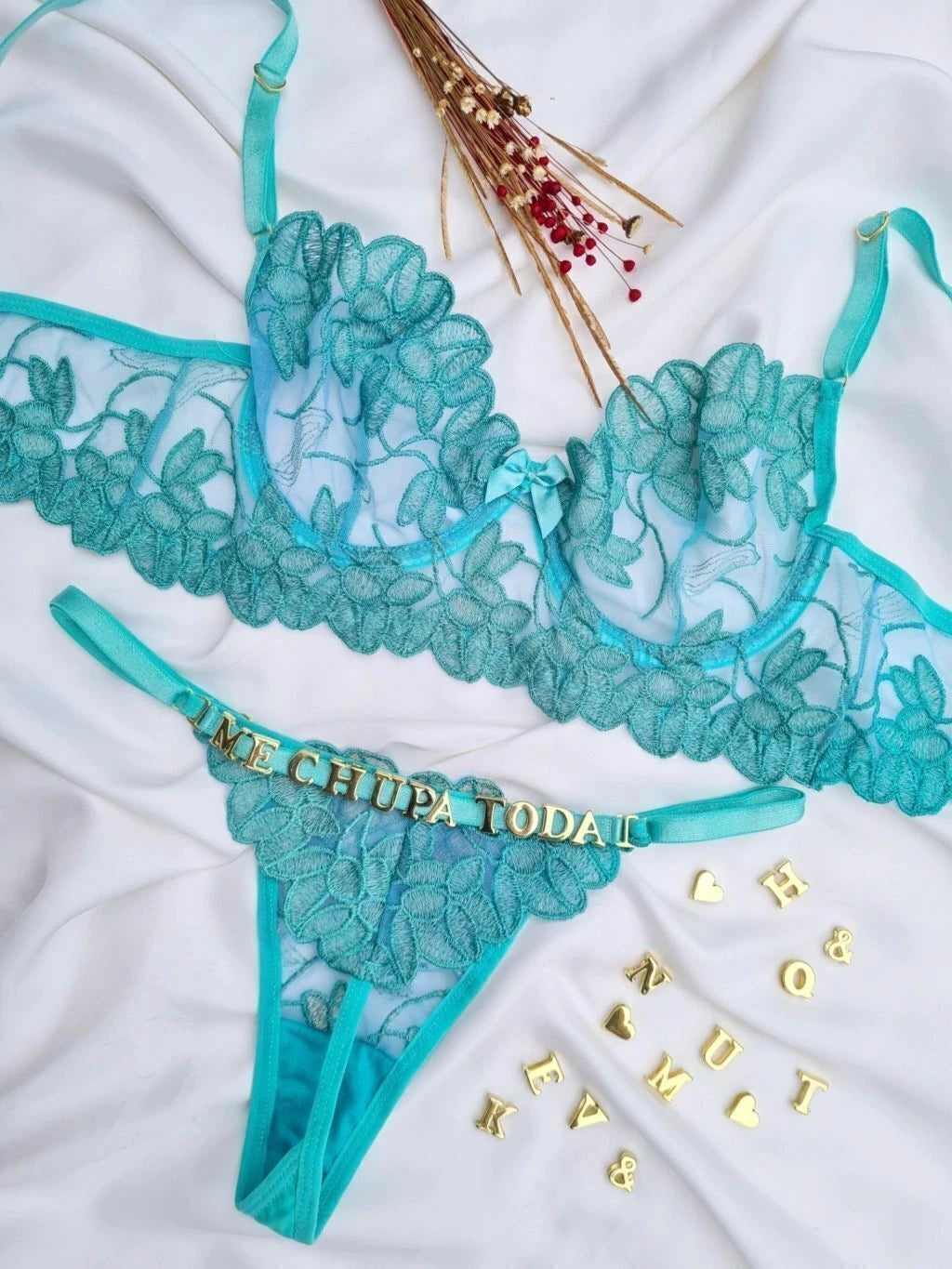 CONJUNTO PÉTALA VERDE ANGEL SEM BOJO PERSONALIZÁVEL (NÃO ACOMPANHA LETRAS)